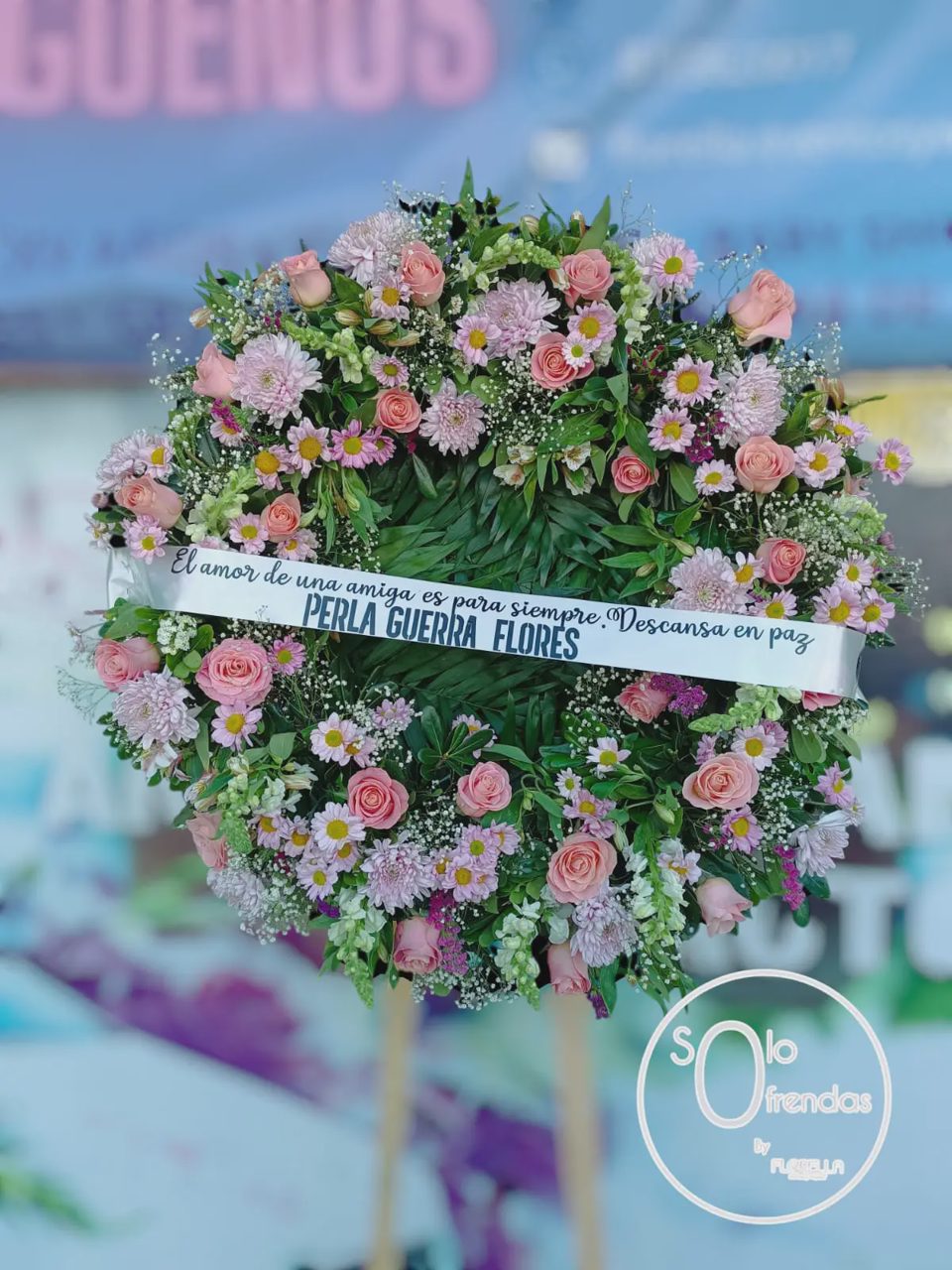 Bordada Floral Rosa — Florella