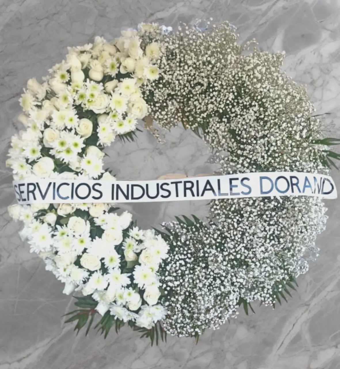 Bordada Biflor Baby Breath — Florella