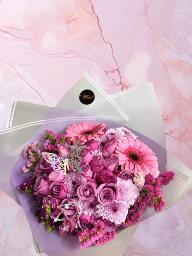 Ramo de rosas y gerberas — Florella