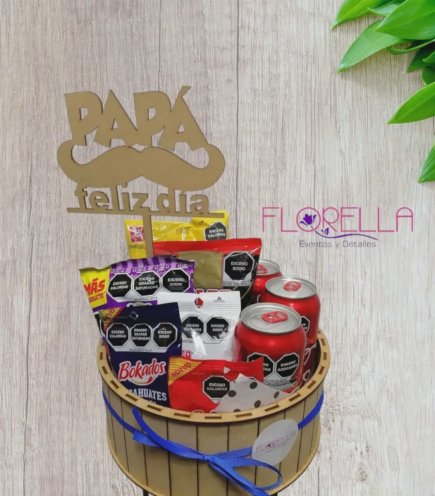Canasta de botanas para papá — Florella