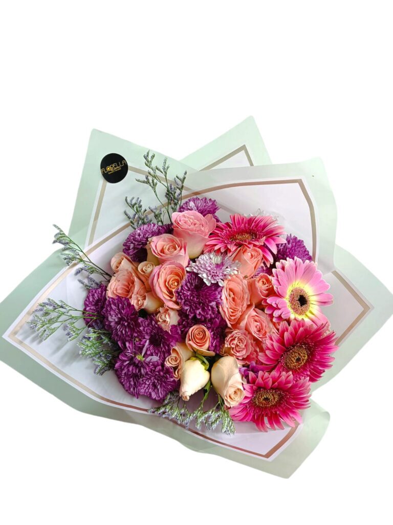 Ramo de rosas y gerberas — Florella
