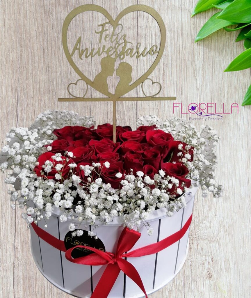 Rosas rojas de aniversario — Florella